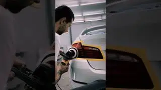 полировка фар на bmw f10