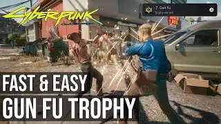Gun Fu Trophy (Kill 3 Enemies Quickly With A Revolver Or Pistol In Close Combat) - Cyberpunk 2077
