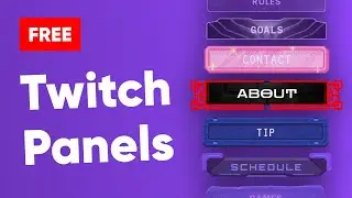 720 FREE Twitch Panels Bundle