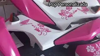 Pop 110 Personalizada. Envelopamento + Detalhes e Recorte