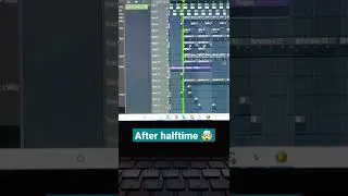 sample - before and after adding halftime plugin 