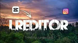 Viral Jungle Name Reels Editing Tutorial |New Capcut Template |JUST 5 MIN 🔥