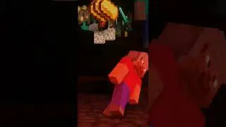 This noob friend in the nether 