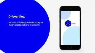 Onboarding (UI design for online meeting platform)