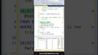 CREATE SCHEMA-ONLY COPY OF TABLE