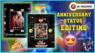 How to make wedding anniversary video editing | In Alight Motion || Happy anniversary video editing