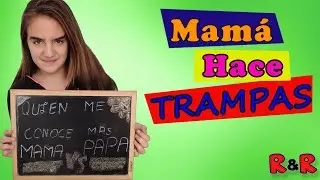 Quien SABE mas sobre ROSA   Papá o Mamá   MAMÁ HACE TRAMPAS!!