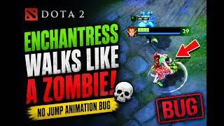 Enchantress Became a Zombie 😂 | No Jump Animation Bug in Dota 2