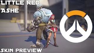 Little Red Ashe - Overwatch Skin Preview