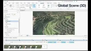 Global Scene 3D Animation by Arcgis Pro