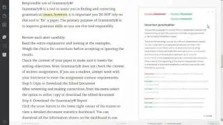 Getting Started Grammarly
