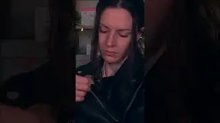 ASMR Leather Jacket Sounds #asmr #asmrleather #asmrsounds #asmrfabricsounds