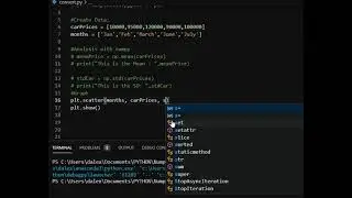 Graph a list in python