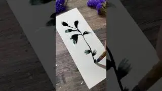 special painting technique #水彩イラスト #watercolorpainting #水彩 #art #水彩絵の具 #painting #drphmartins
