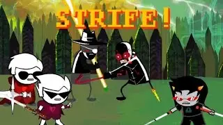 Homestuck: Dave, Dirk & Terezi vs. Lord Jack vs. Spades Slick