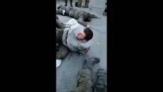 Издевательство над пленными российской армии.