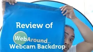 The WebAround Webcam Backdrop Review