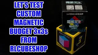 Custom Budget 3x3s - Magnetic Meilong 3C & QIYI Warrior W - Unboxing and Impressions |RLCubeShop.com