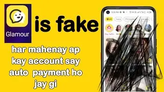 Glamour app is fake . don't use it
