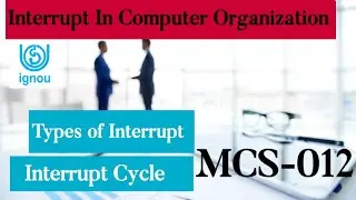 Interrupt in computer organization and architecture, types of Interrupt, Interrupt Cycle, MCS-012