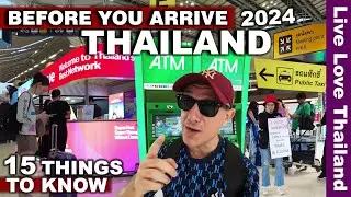 Coming To THAILAND | 15 Things To Know Before You Land | BANGKOK Airport 2024 