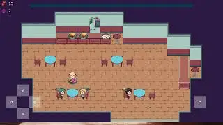 Topdown waiter minigame for renpy