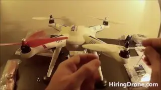 V303 Seeker Quadcopter Installing DJI Propellers