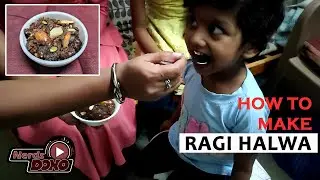 Recipe - Ragi Halwa, a Delicious Dessert made from Ragi Flour **No Sugar**