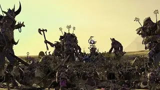 Exalted Giants - WARRIORS OF CHAOS vs TOMB KINGS - Massive TotalWar Warhammer 3 battle