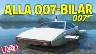 FORZA HORIZON 4 - KÖPER ALLA UNIKA JAMES BOND-BILAR I SPELET! *HEMLIGA MODS OCH FEATURES*