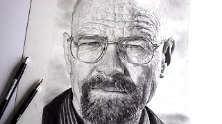 Comment dessiner un visage réaliste - portrait de Walter White