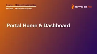 Portal Home & Dashboard
