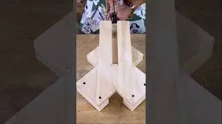Amazing Making a DIY Corner Clamp from Scrap Plywood #shorts #woodworking