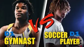 Sport-Swap Domination! D1 Gymnast vs D1 Soccer Player