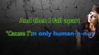 [Karaoke] Christina Perri - Human (Karaoke/Instrumental) with lyrics