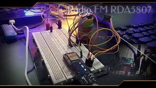 Rádio FM RDA5807 com ESP32 ESP8266 Arduino etc