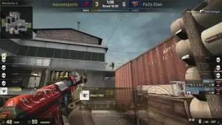 mousesports ropz 1v4 vs FaZe Cache ECS EUROPE