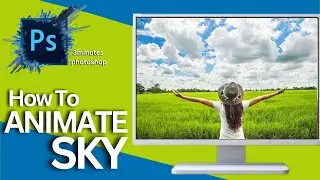 how to create an animate sky with photoshop 

