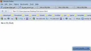 آموزش برنامه نویسی html قسمت دوم
