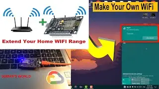 How to Make a WiFi Repeater using NodeMCU  ESP8266 | WiFi Router Range Extender 2023