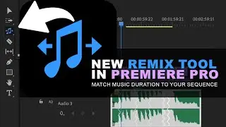 New Remix Tool in Adobe Premiere Pro 2022 - Shorten or extend your music to match your sequence
