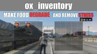 How to make a food that remove stress and degrade using Ox_inventory - qbcore
