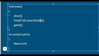 Shorts_With Argument With Return Type