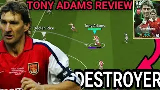 102 Rated Epic Tony Adams Review | eFootball 2025 Mobile