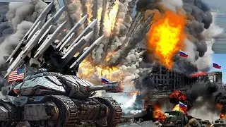 Putin Suffers Huge Losses! America Fires Missiles at Russian Artillery Center