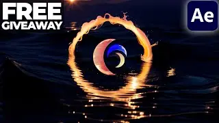 Realistic Water Logo Animation Opener. After Effects Template Download and Tutorial On How To Use It