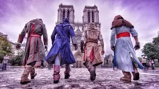 Не вероятный паркур в стиле Assassin's Creed