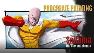 PROCREATE PAINTING - Saitama "the one punch man"