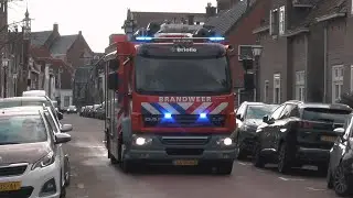 Brandweer Brielle rukt uit voor schoorsteenbrand (loos alarm)