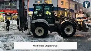 Bayburt’ta Yoğun Kar Yağışına Karşı Ortak Çalışma!